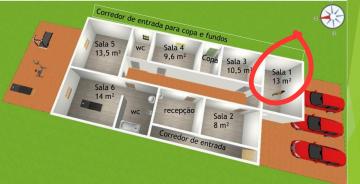 Alugar Comercial / Sala em Jacareí. apenas R$ 900,00